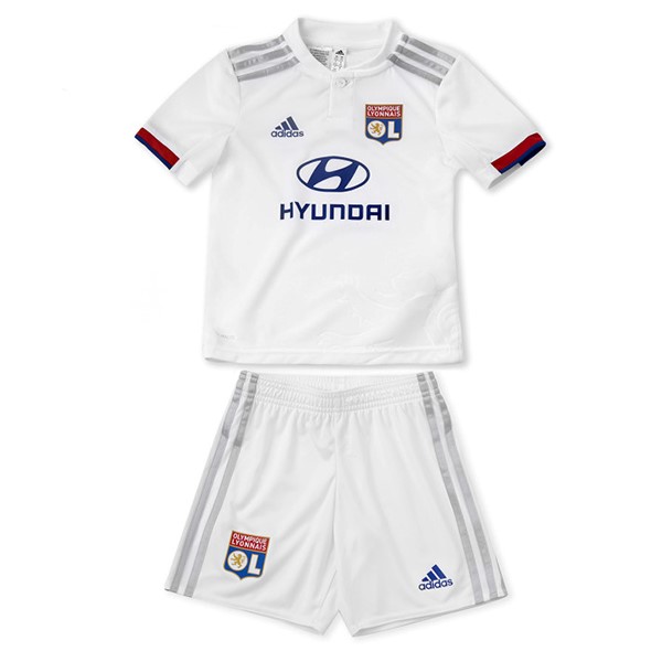 Camiseta Lyon 1ª Kit Niño 2019 2020 Blanco